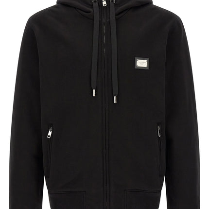 Dolce & Gabbana Black Cotton Sweatshirt