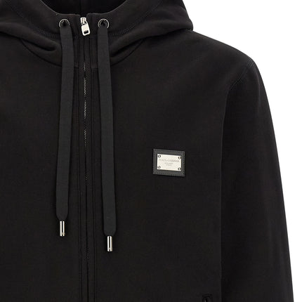 Dolce & Gabbana Black Cotton Sweatshirt
