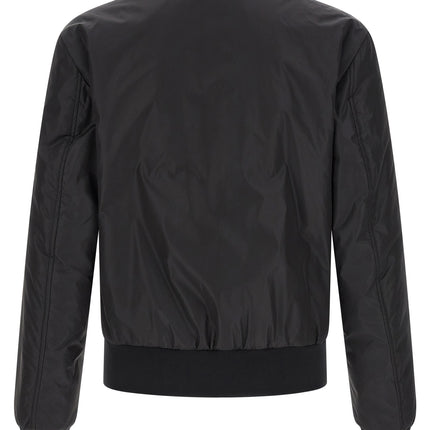 Dolce & Gabbana Black Polyamide Bomber