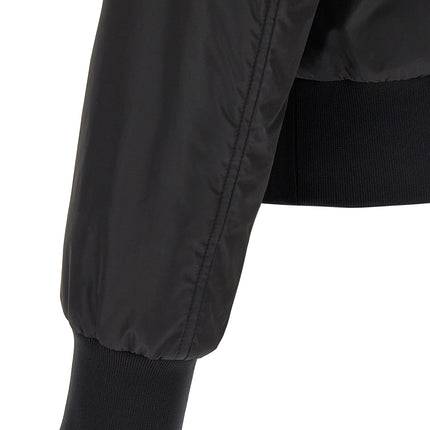 Dolce & Gabbana Black Polyamide Bomber