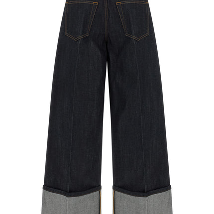 Givenchy Blue Cotton Flared Jeans