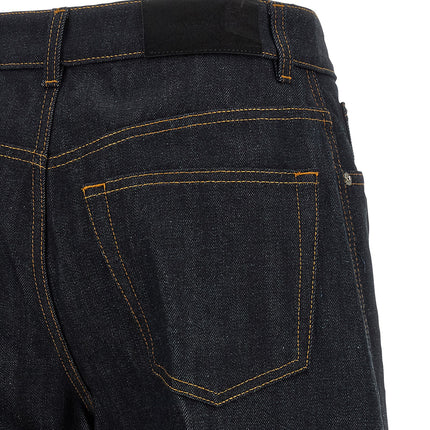 Givenchy Blue Cotton Flared Jeans
