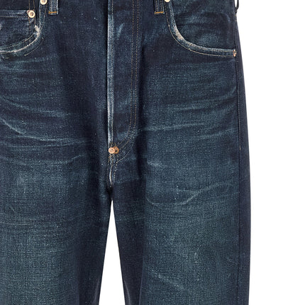 Junya Watanabe Blue Linen Jeans Denim