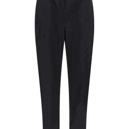 Kiton Black Cotton Casual Pants