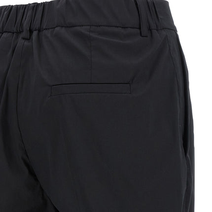 Kiton Black Cotton Casual Pants