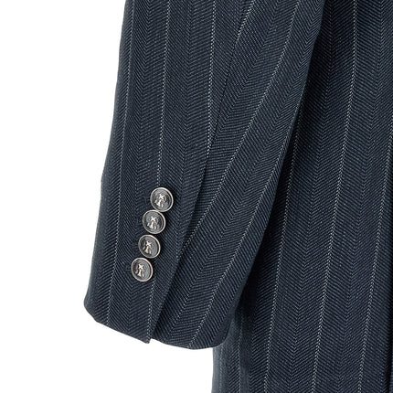Brunello Cucinelli Blue Hemp Blazer