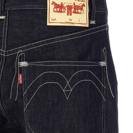 Junya Watanabe Blue Cotton Straight-Leg Jeans