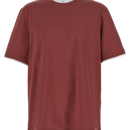 Brunello Cucinelli Multicolor Cotton T-Shirt