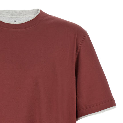 Brunello Cucinelli Multicolor Cotton T-Shirt