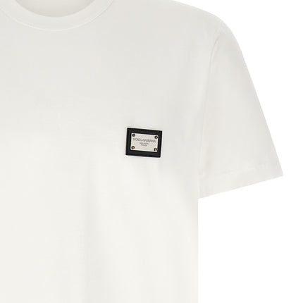 Dolce & Gabbana White Cotton T-Shirt