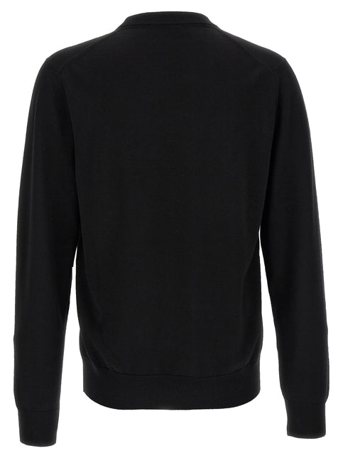 Dolce & Gabbana Black Virgin Wool Cardigan