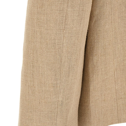 SÉFR Beige Linen Blazer