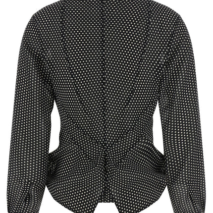 Junya Watanabe Bicolor Polyester Blouse