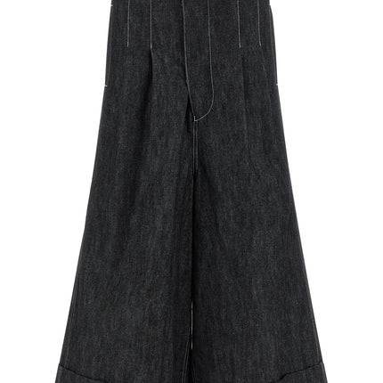 Junya Watanabe Black Cotton Bermuda Shorts