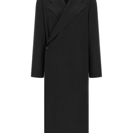 Lemaire Blue Wool Coat
