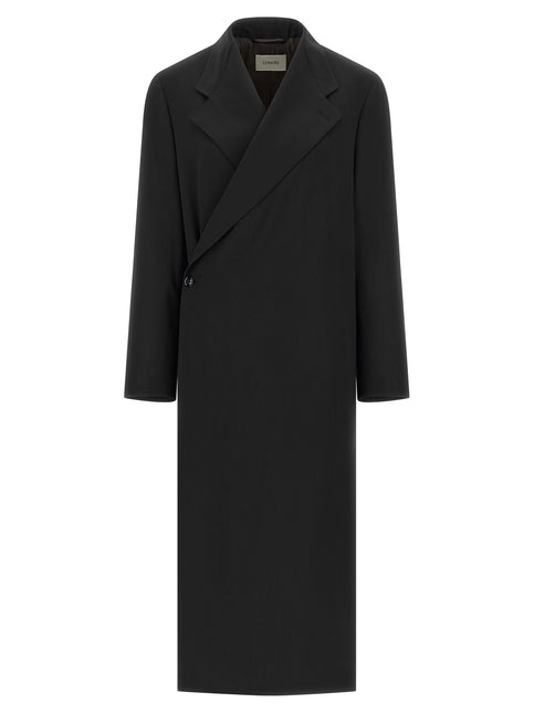 Lemaire Blue Wool Coat