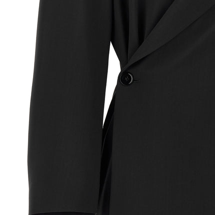 Lemaire Blue Wool Coat