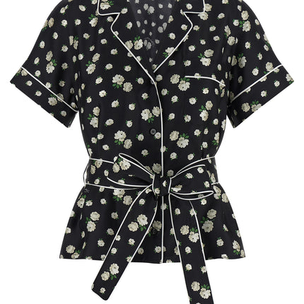 Dolce & Gabbana Black Silk Blouse