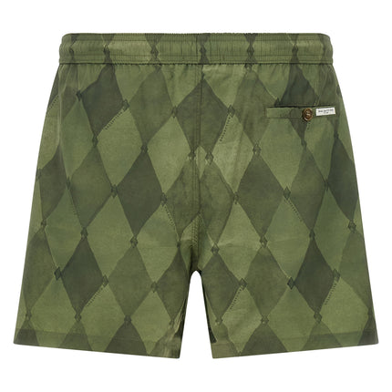 Ballantyne Bicolor Polyester Swim Shorts