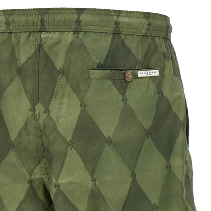 Ballantyne Bicolor Polyester Swim Shorts