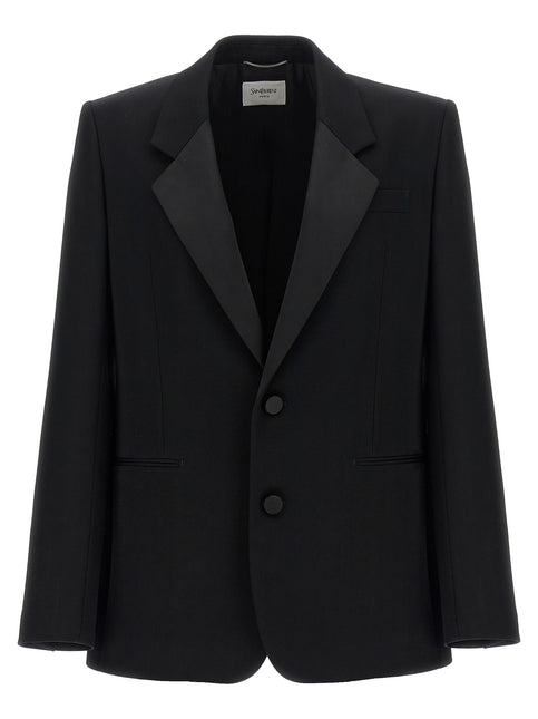 Saint Laurent Black Wool Blazer