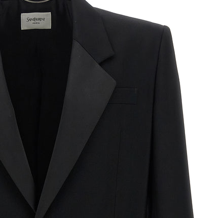Saint Laurent Black Wool Blazer