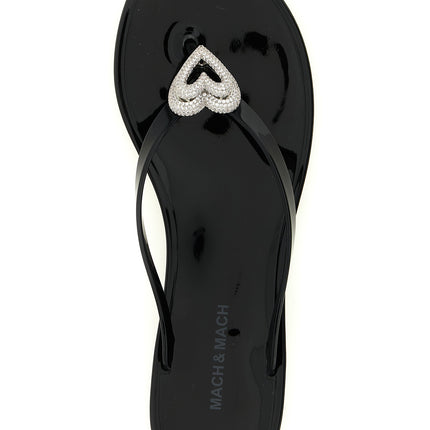 MACH & MACH Black Pvc Slides