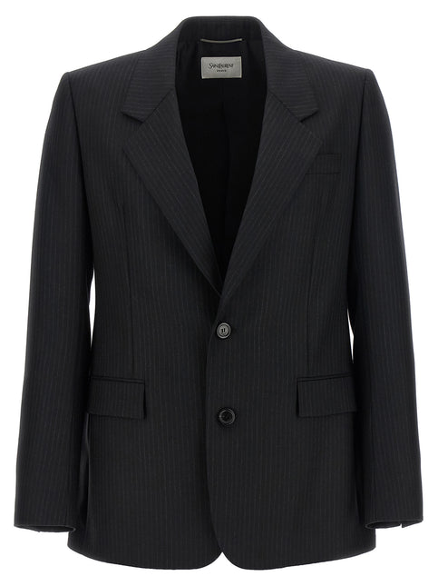 Saint Laurent Black Wool Blazer