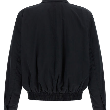 Saint Laurent Black Cotton Shell Jacket