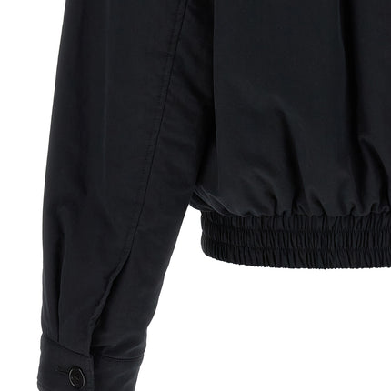 Saint Laurent Black Cotton Shell Jacket