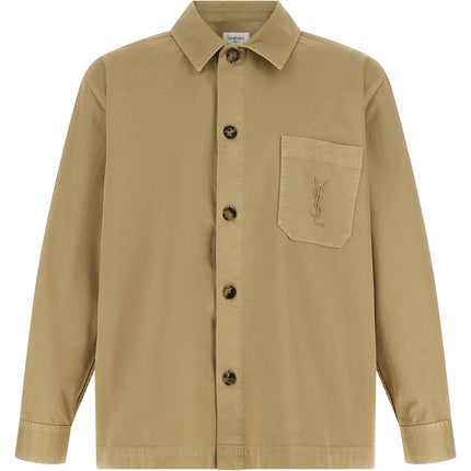 Saint Laurent Beige Cotton Blouse