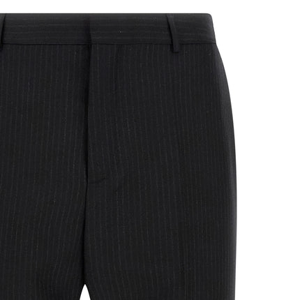 Saint Laurent Black Wool Dress Pants