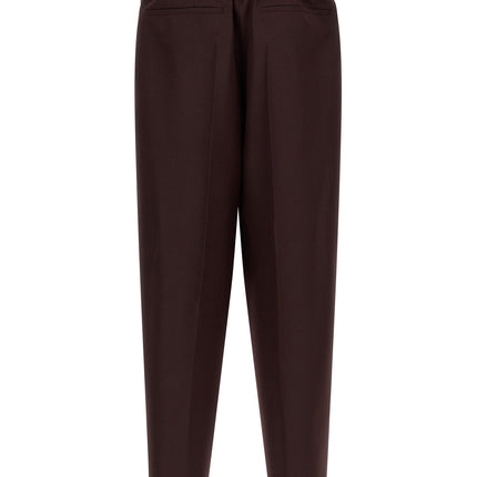 Saint Laurent Purple Wool Casual Pants