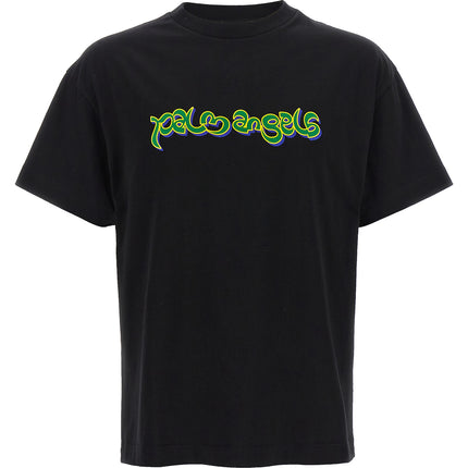 Palm Angels Black Cotton T-Shirt