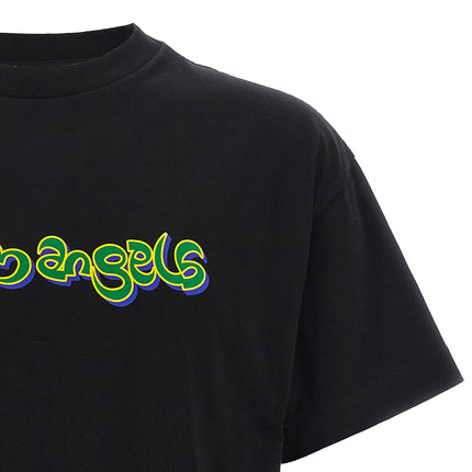 Palm Angels Black Cotton T-Shirt