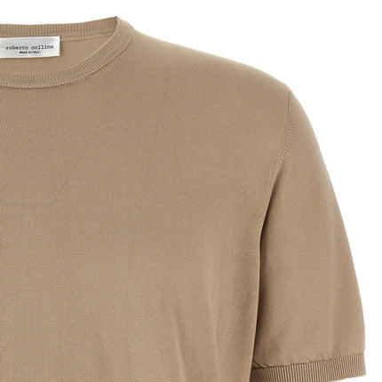 Roberto Collina Beige Cotton Cardigan
