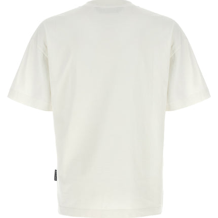 Palm Angels White Cotton T-Shirt