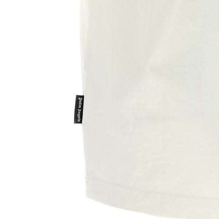 Palm Angels White Cotton T-Shirt