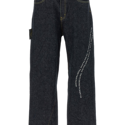 Undercover Blue Cotton Jeans Denim