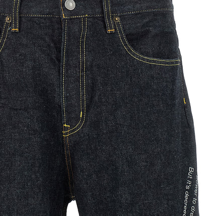 Undercover Blue Cotton Jeans Denim