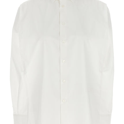 MM6 Maison Margiela White Cotton Blouse