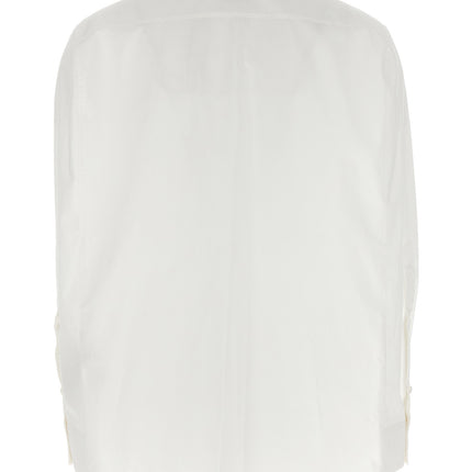 MM6 Maison Margiela White Cotton Blouse