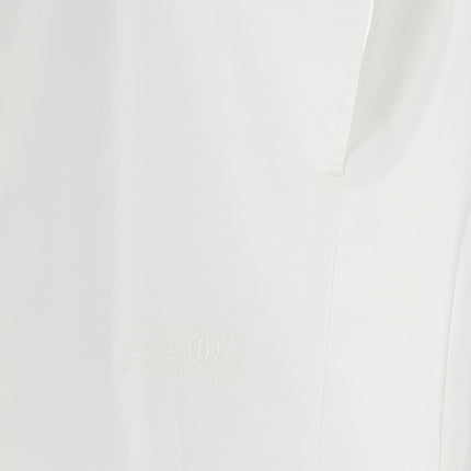 MM6 Maison Margiela White Cotton Blouse
