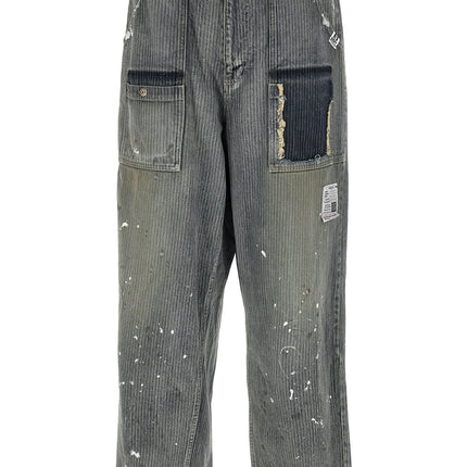 Maison Mihara Yasuhiro Blue Cotton Tapered Jeans