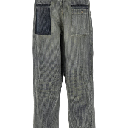 Maison Mihara Yasuhiro Blue Cotton Tapered Jeans