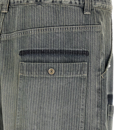 Maison Mihara Yasuhiro Blue Cotton Tapered Jeans