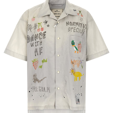 Maison Mihara Yasuhiro Gray Cotton Blouse