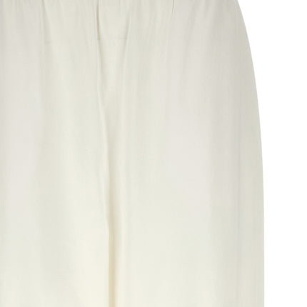 Max Mara White Linen Casual Pants