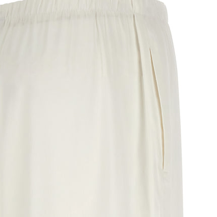 Max Mara White Linen Casual Pants