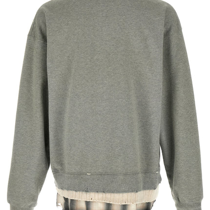 Maison Mihara Yasuhiro Gray Cotton Sweatshirt